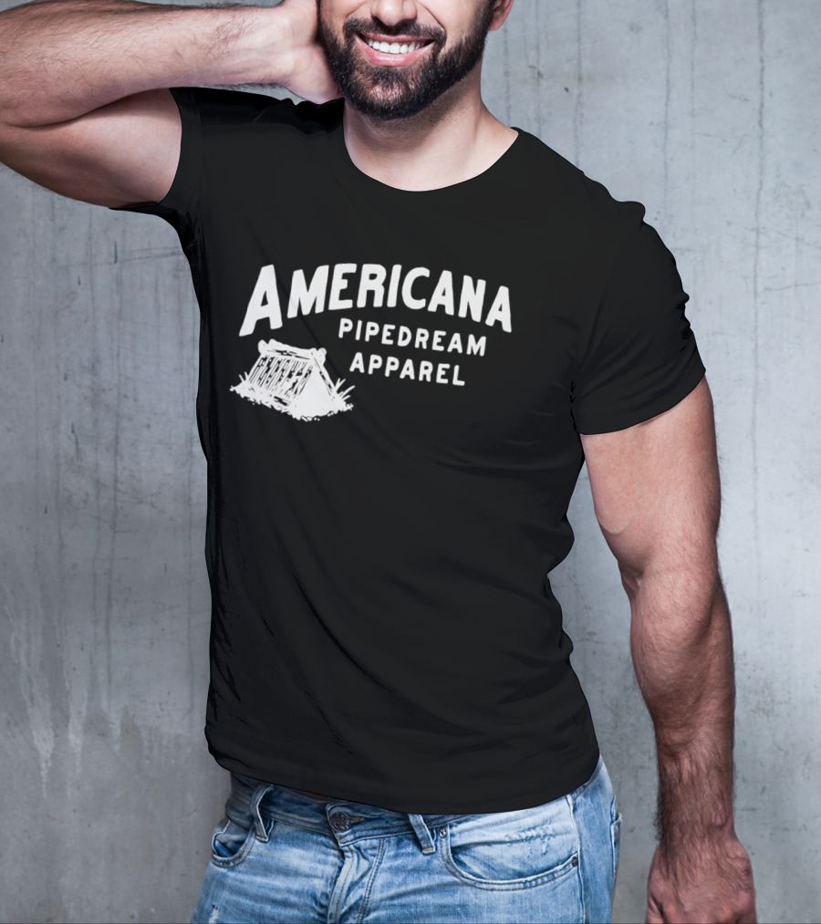 Americana Pipedream Apparel Camping Tent T-Shirt