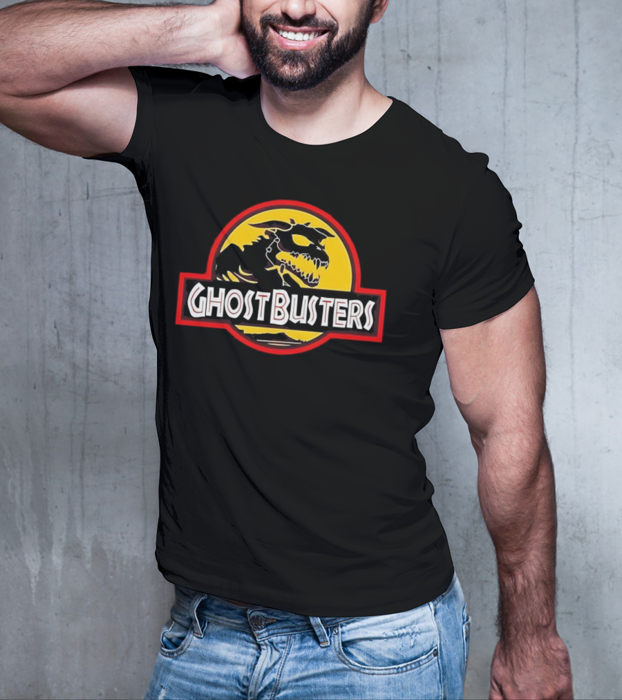 Ghost Busters Dinosaur Logo Jurassic Park T-Shirt