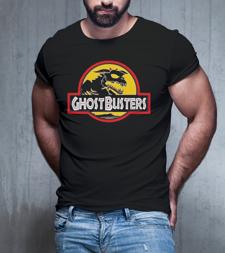 Ghost Busters Dinosaur Logo Jurassic Park T-Shirt