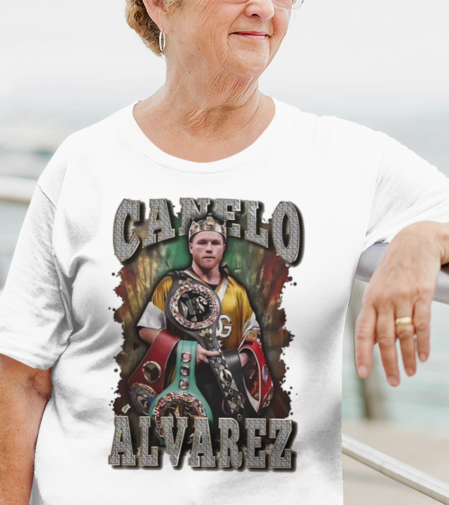Canelo Alvarez Champion Boxing Titles Crown T-Shirt