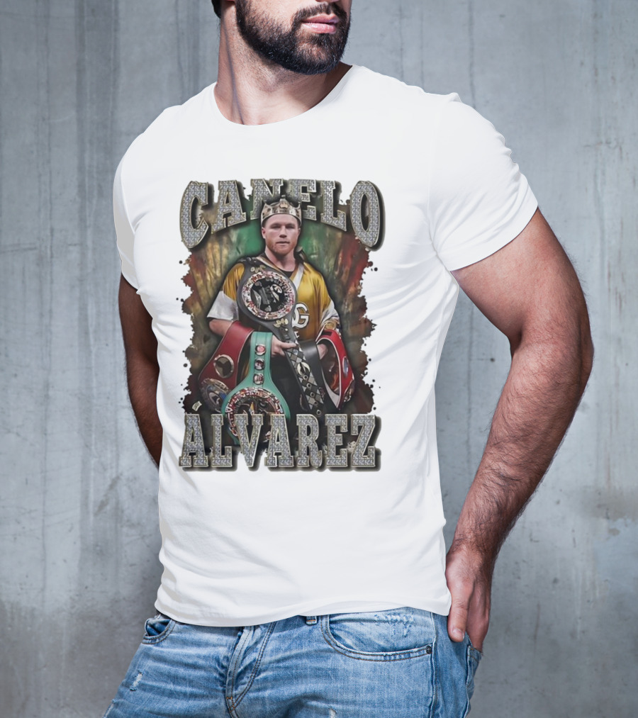 Canelo Alvarez Champion Boxing Titles Crown T-Shirt