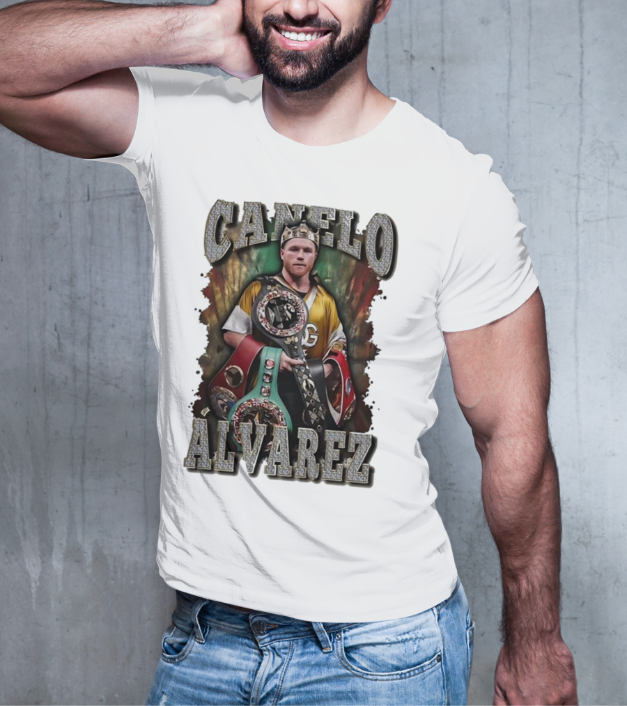 Canelo Alvarez Champion Boxing Titles Crown T-Shirt
