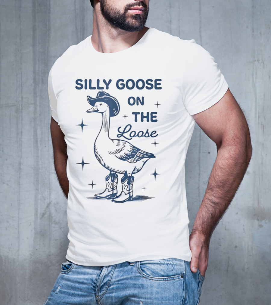 Silly Goose On The Loose Cowboy T-Shirt