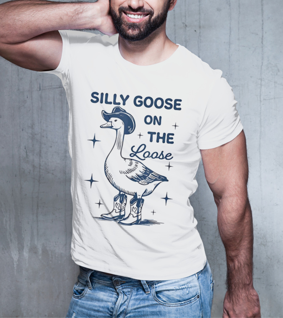 Silly Goose On The Loose Cowboy T-Shirt