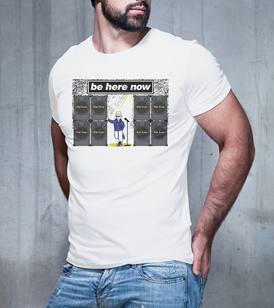 Be Here Now Dub Lodi Speaker Wall Band T-Shirt