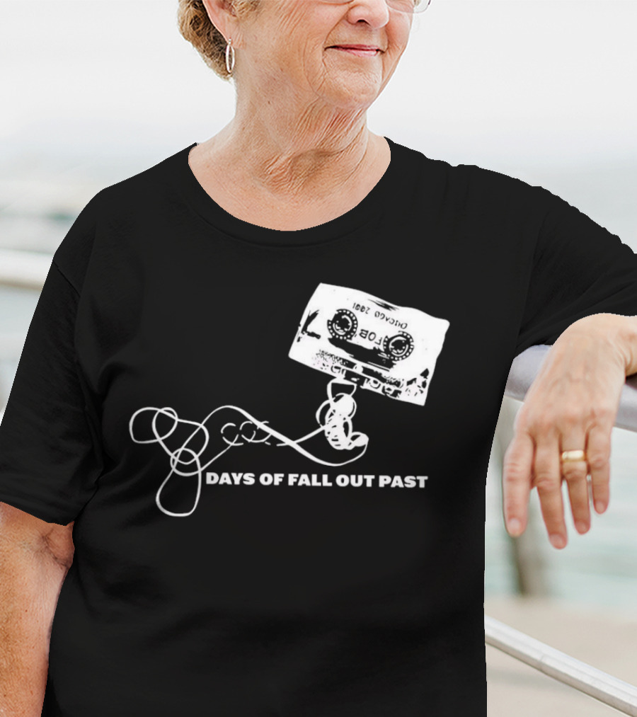 Days Of Fall Out Past Cassette Tape T-Shirt