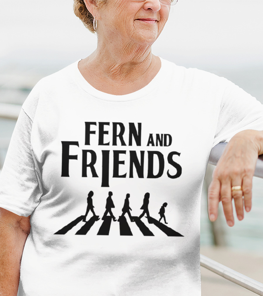 Fern And Friends Walking Across Iconic Abbey Road T-Shirt