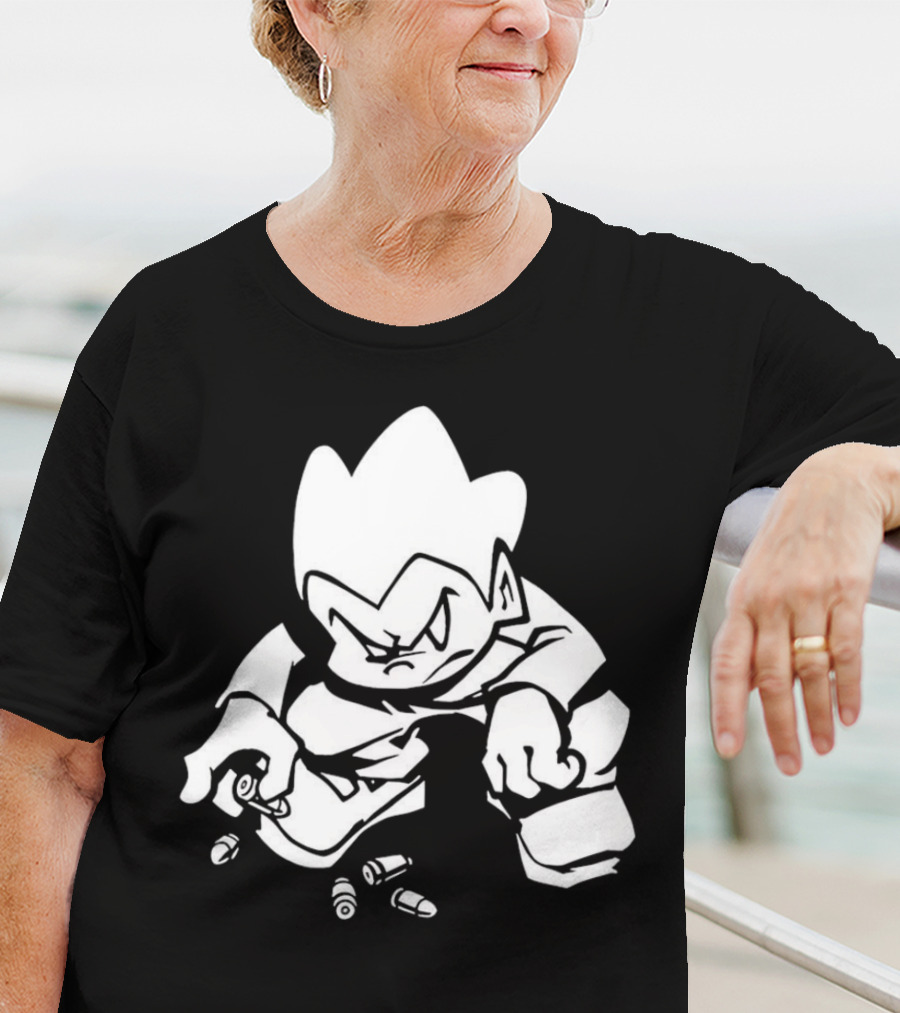 Friday Night Funkin’ Lowkey Pico Bullets Grim Expression T-Shirt