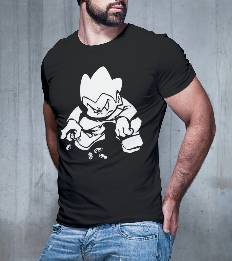 Friday Night Funkin’ Lowkey Pico Bullets Grim Expression T-Shirt