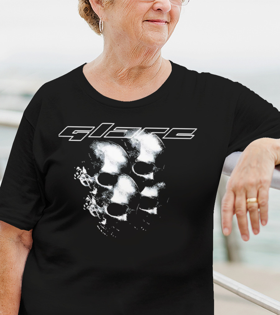 Glare Reflective Metallic Skulls T-Shirt