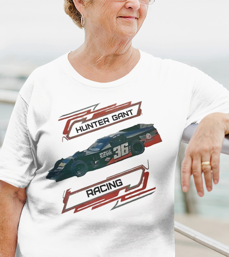 Hunter Gant Nascar Racing Car 36 T-Shirt