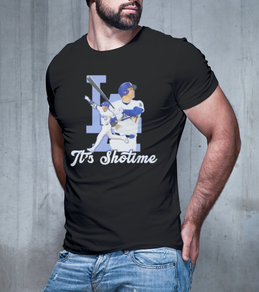 It's Shotime LA Shohei Ohtani Los Angeles Dodgers Baseball Player T-Shirt