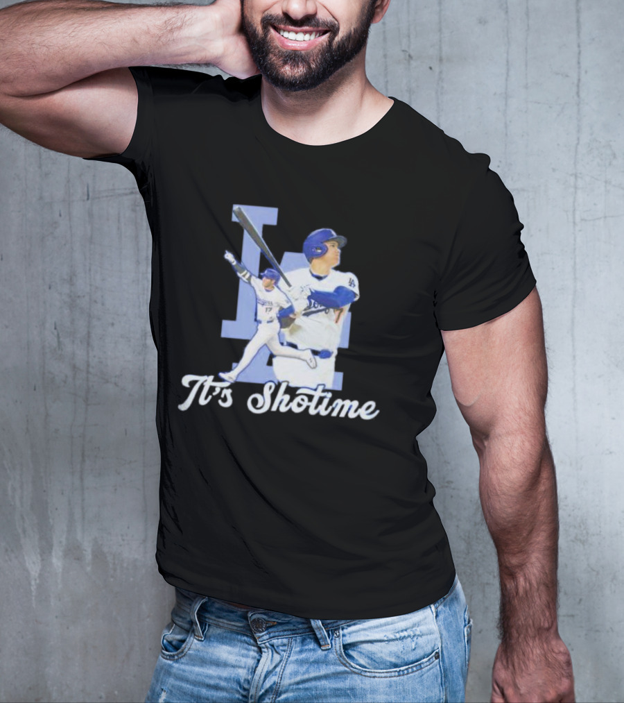 It's Shotime LA Shohei Ohtani Los Angeles Dodgers Baseball Player T-Shirt