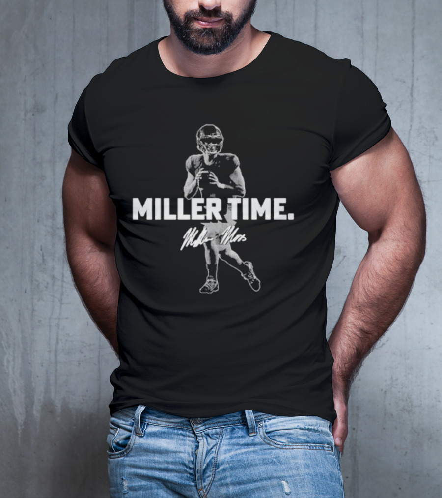 Miller Time Miller Moss USC Trojans Signature Football Hero T-Shirt