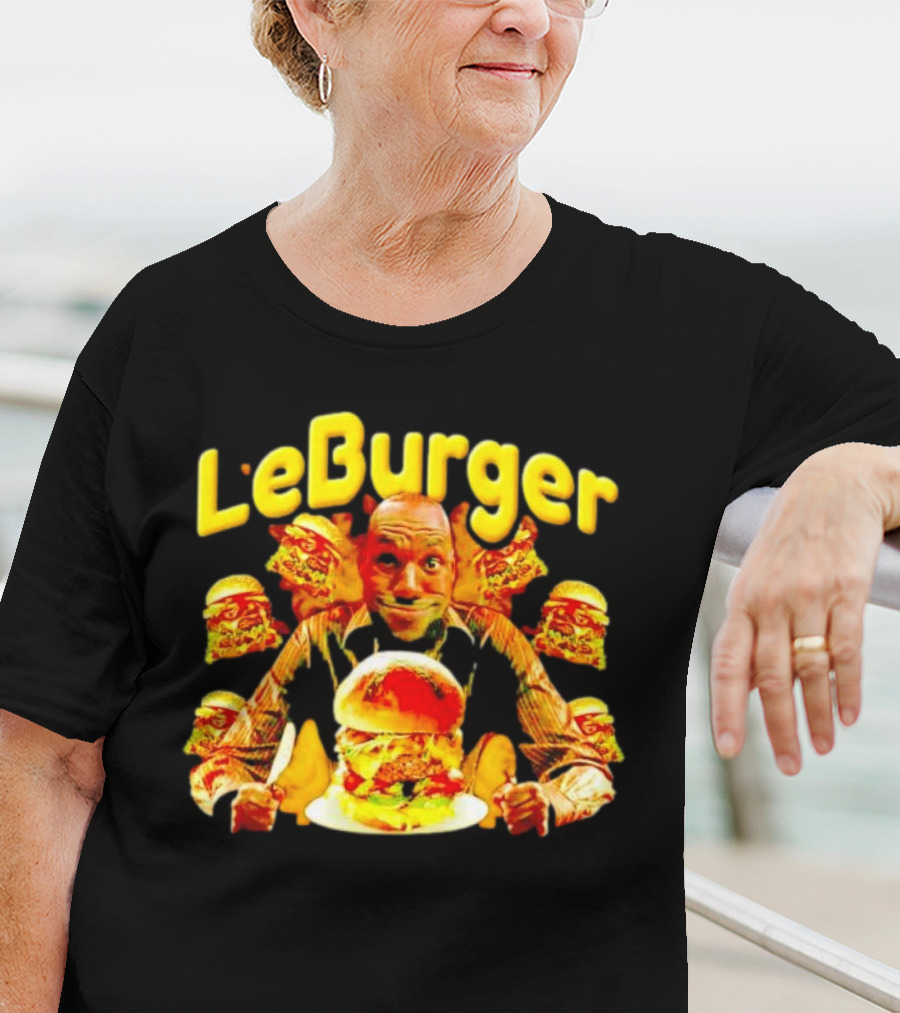 LeBurger LeBron James Burgers Multicolor Kings T-Shirt