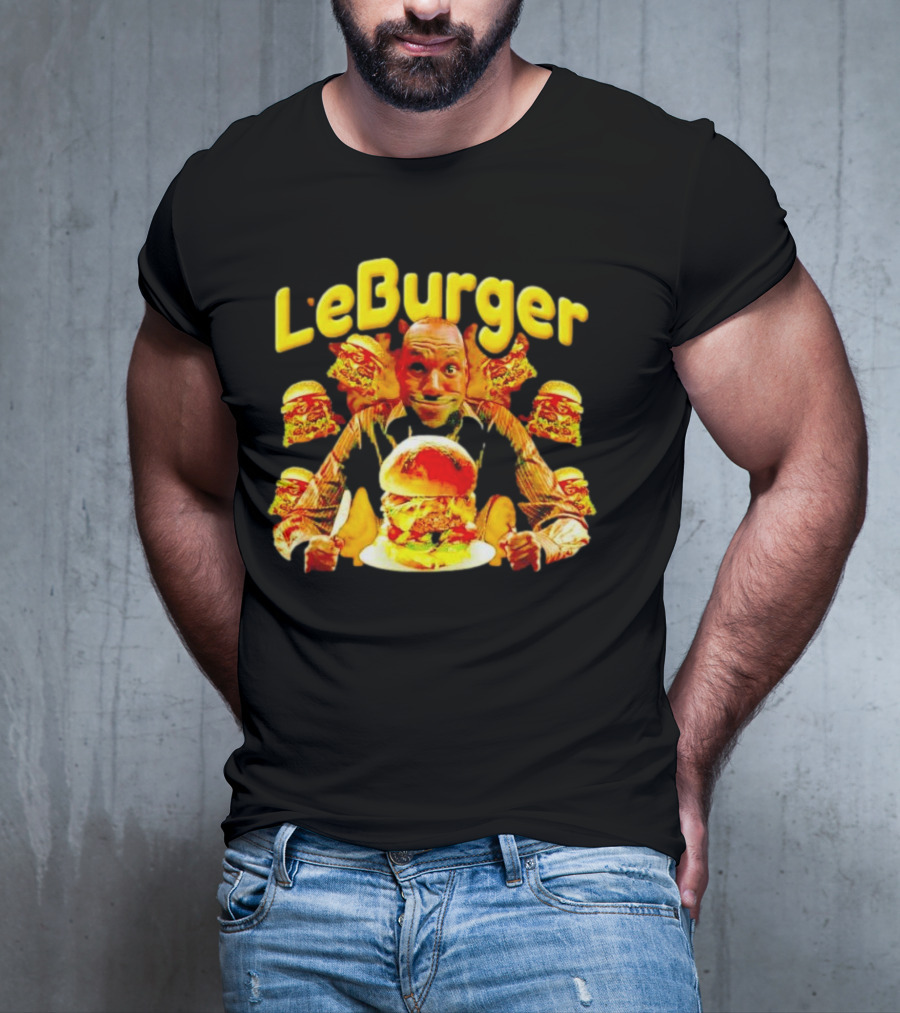 LeBurger LeBron James Burgers Multicolor Kings T-Shirt