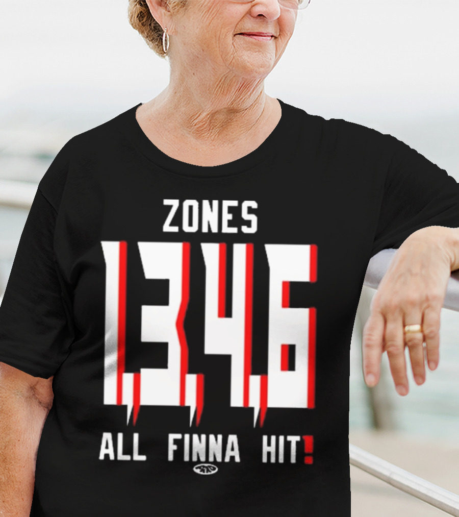 Zones 1 3 4 6 All Finna Hit Freakorico ATL Hoe T-Shirt