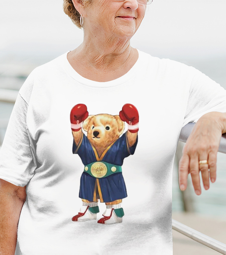 Canelo Bear Champion Boxing No Life Boxing Gloves Robe T-Shirt