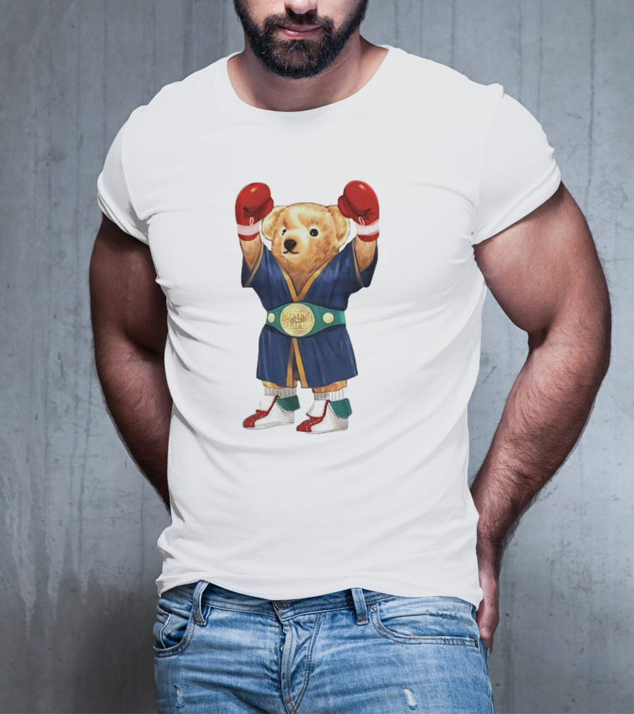 Canelo Bear Champion Boxing No Life Boxing Gloves Robe T-Shirt