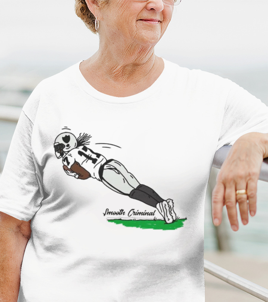 Smooth Criminal Davante Adams Las Vegas Raiders Leap NFL Football T-Shirt