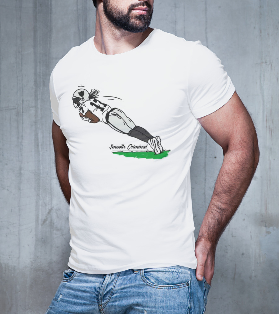 Smooth Criminal Davante Adams Las Vegas Raiders Leap NFL Football T-Shirt