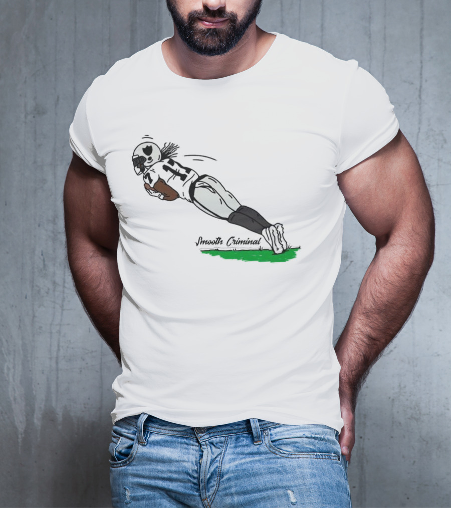 Smooth Criminal Davante Adams Las Vegas Raiders Leap NFL Football T-Shirt