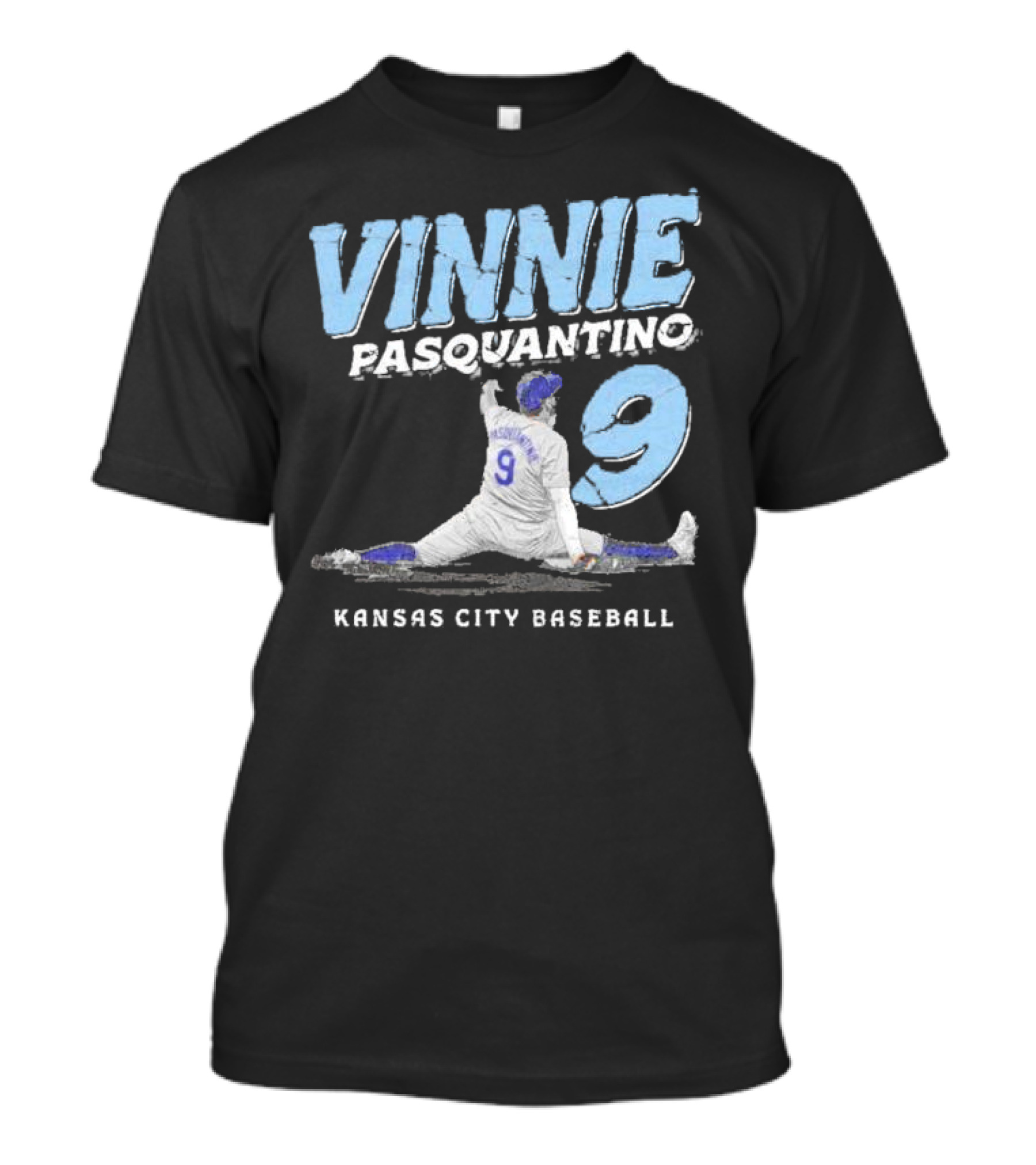 VINNIE PASQUANTINO 9 KANSAS CITY BASEBALL T-Shirt