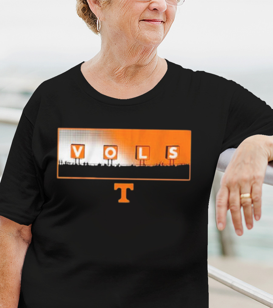 VOLS Tennessee Volunteers Stadium Iconic T Emblem T-Shirt