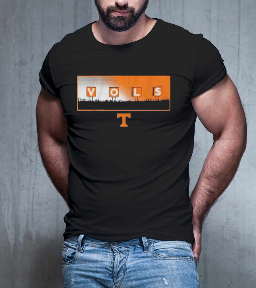 VOLS Tennessee Volunteers Stadium Iconic T Emblem T-Shirt