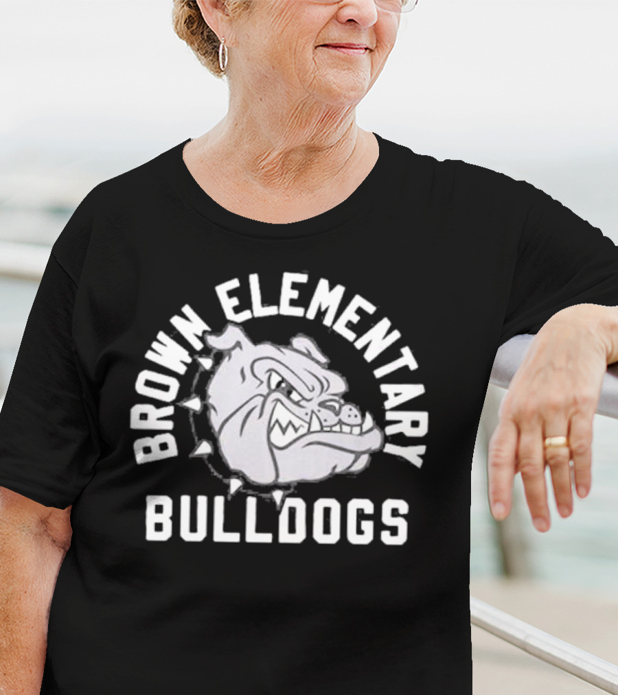Brown Elementary Bulldogs Mascot T-Shirt