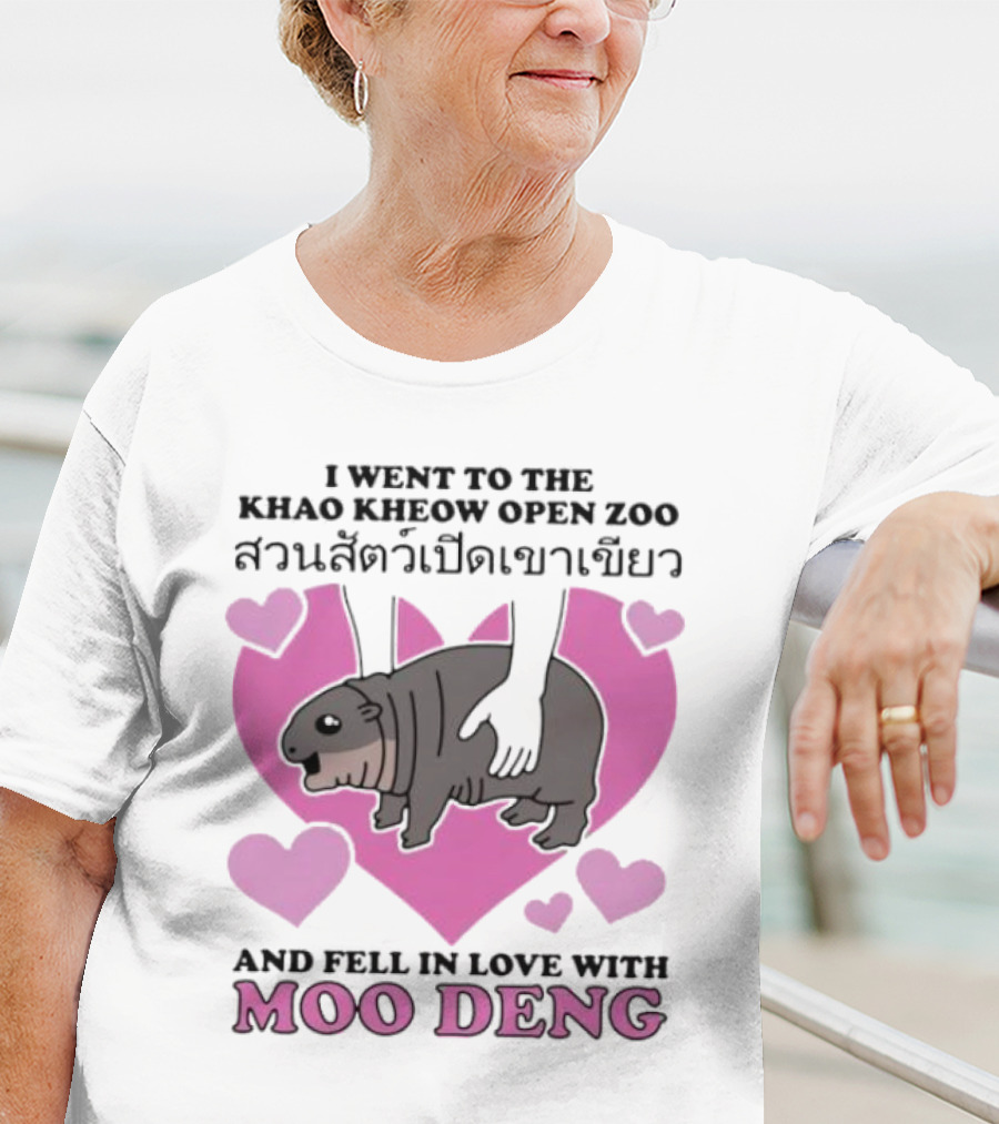 I Went To The Khao Kheow Open Zoo And Fell In Love With Moo Deng T-Shirt