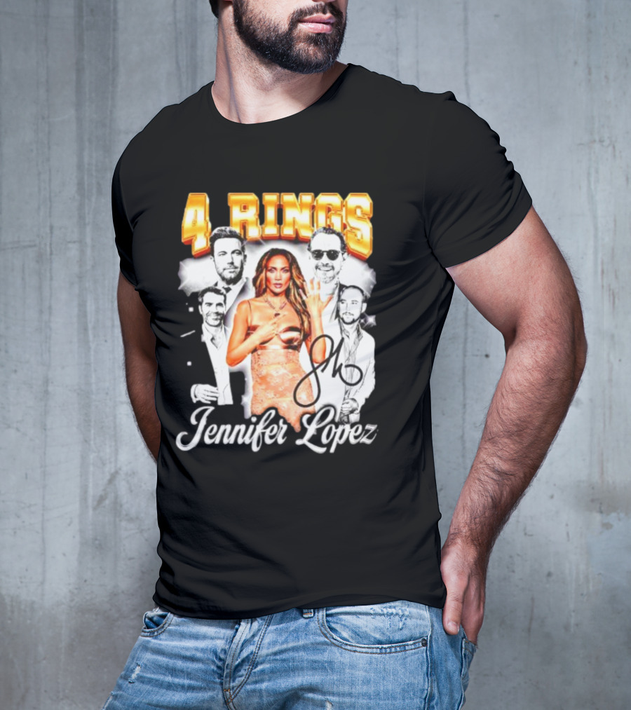 4 Rings Jennifer Lopez Signature T-Shirt