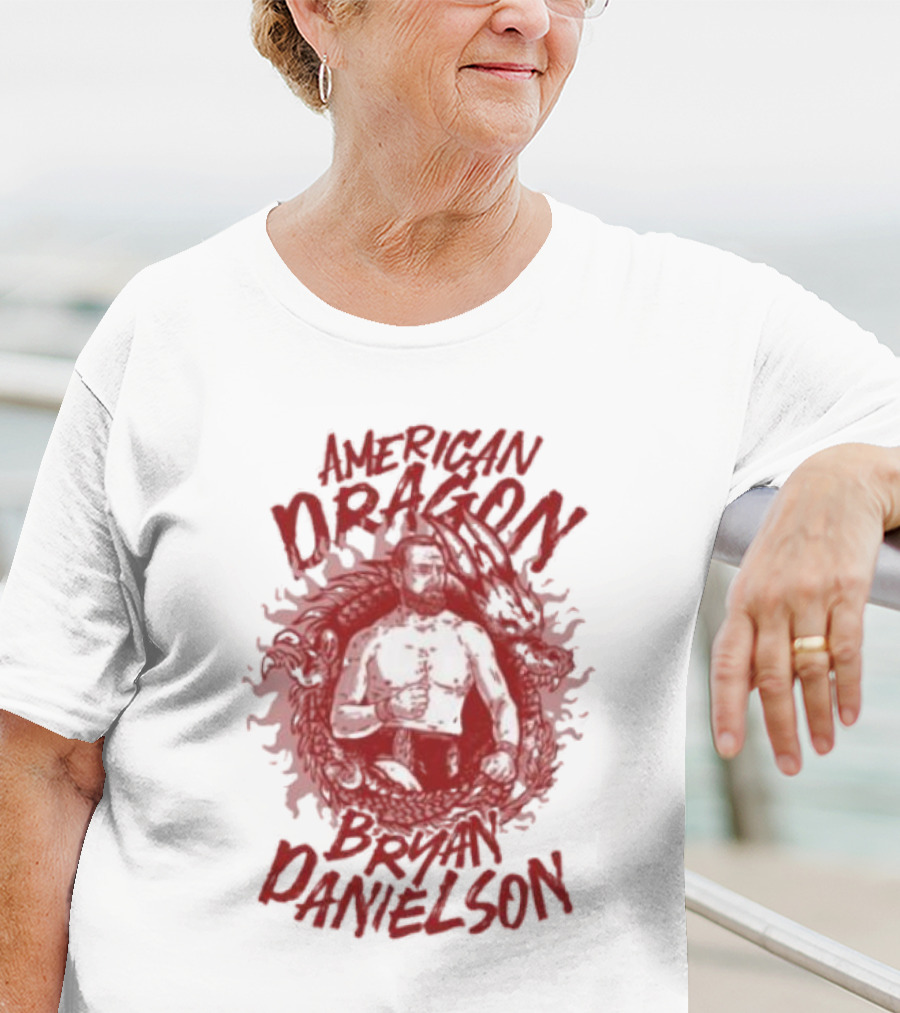 American Dragon Bryan Danielson Fiery Red Power T-Shirt