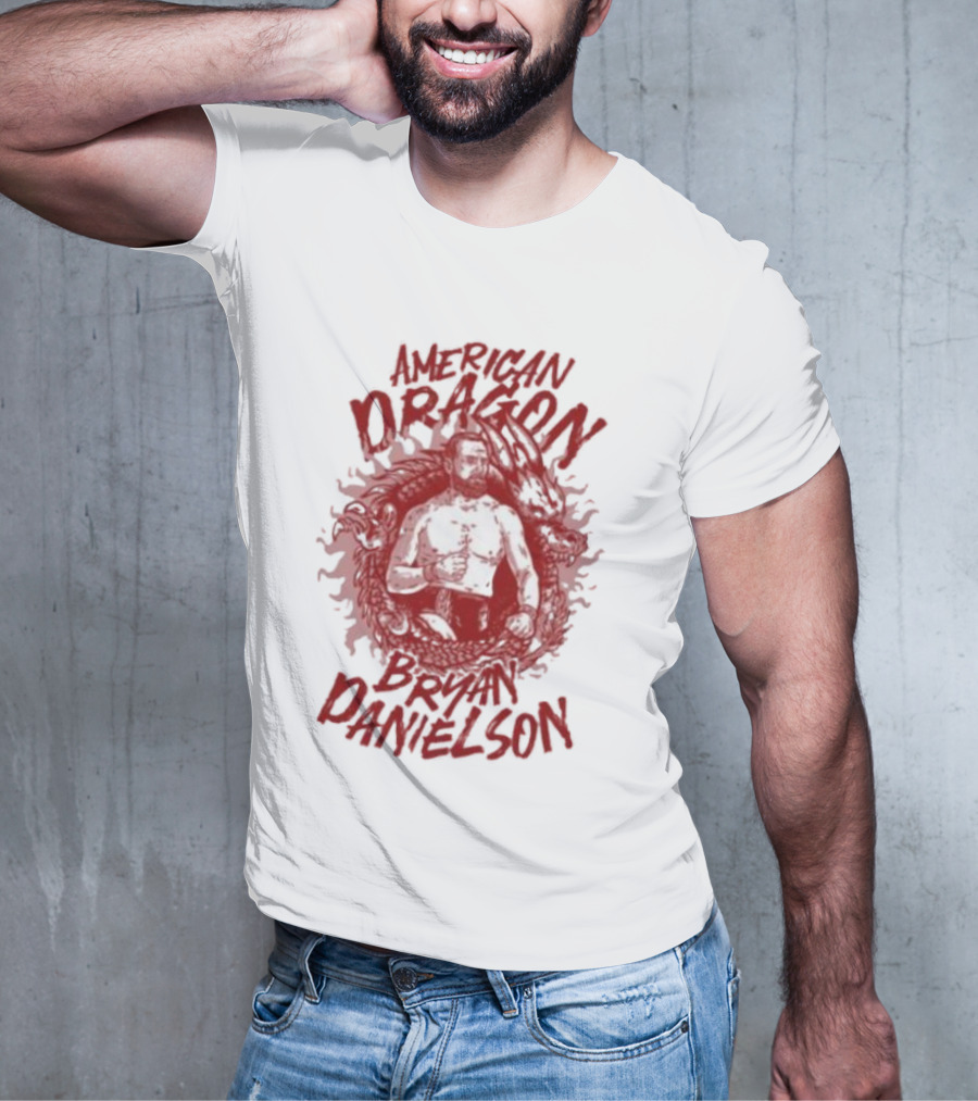American Dragon Bryan Danielson Fiery Red Power T-Shirt