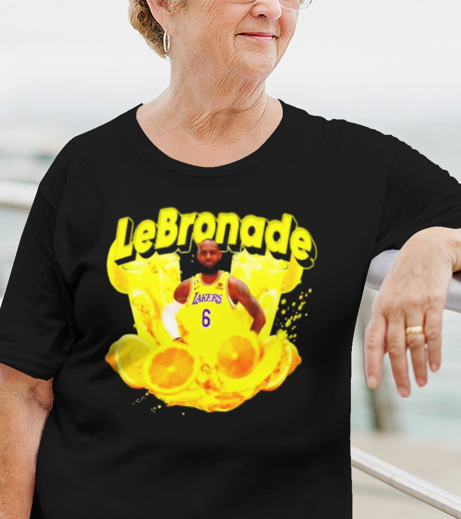 LeBronade LeBron James Los Angeles Lakers 6 Lemon Explosion T-Shirt