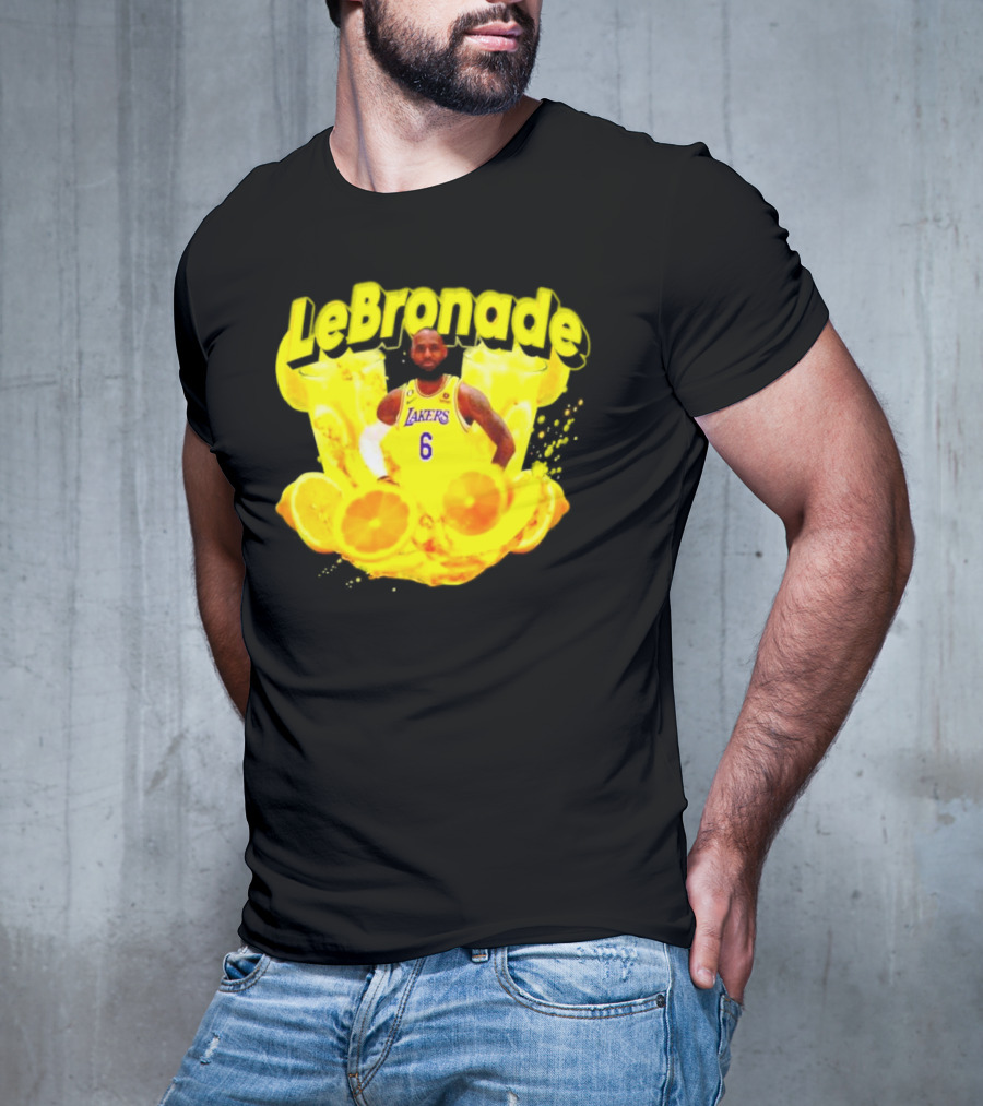 LeBronade LeBron James Los Angeles Lakers 6 Lemon Explosion T-Shirt