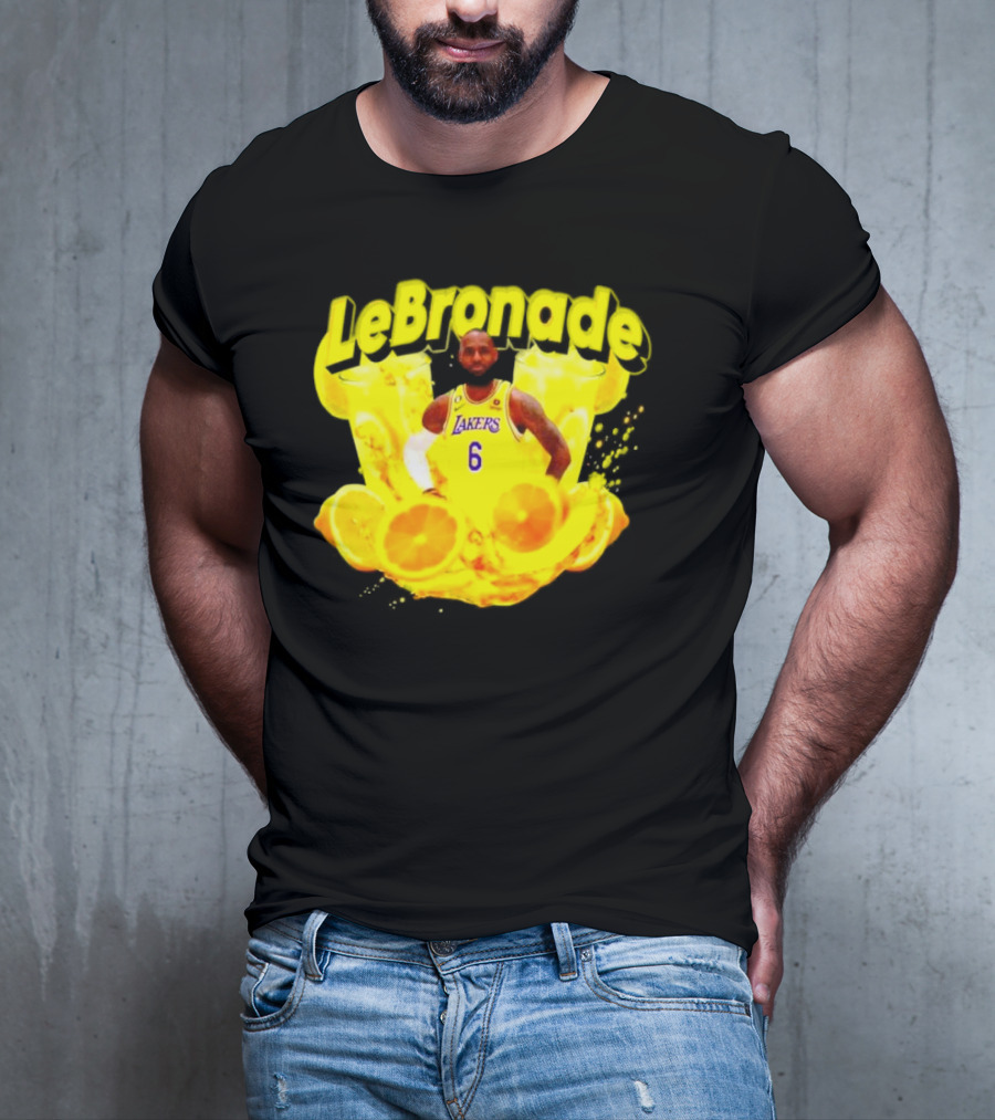 LeBronade LeBron James Los Angeles Lakers 6 Lemon Explosion T-Shirt