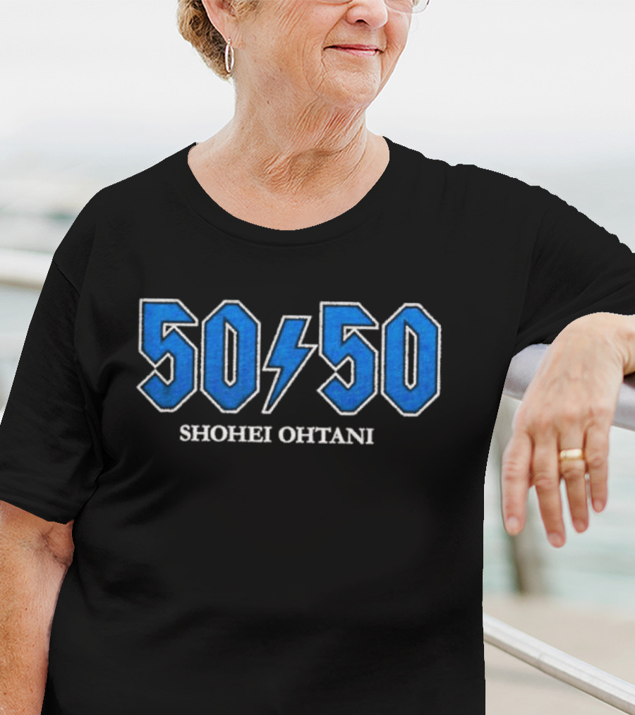 Shohei Ohtani 50 50 Lightning T-Shirt