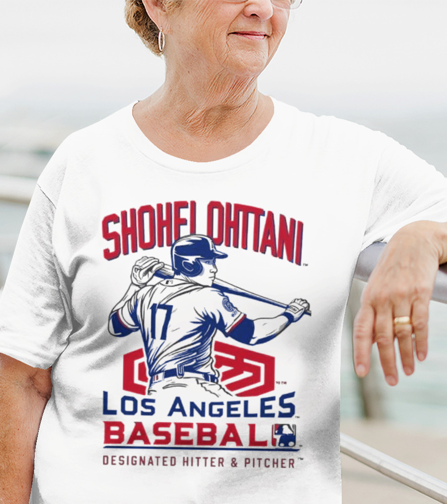 Shohei Ohtani Los Angeles Baseball Designated Hitter And Pitcher T-Shirt