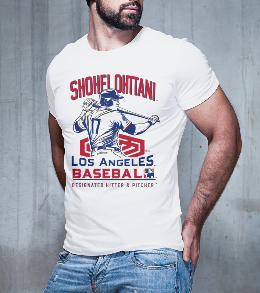 Shohei Ohtani Los Angeles Baseball Designated Hitter And Pitcher T-Shirt