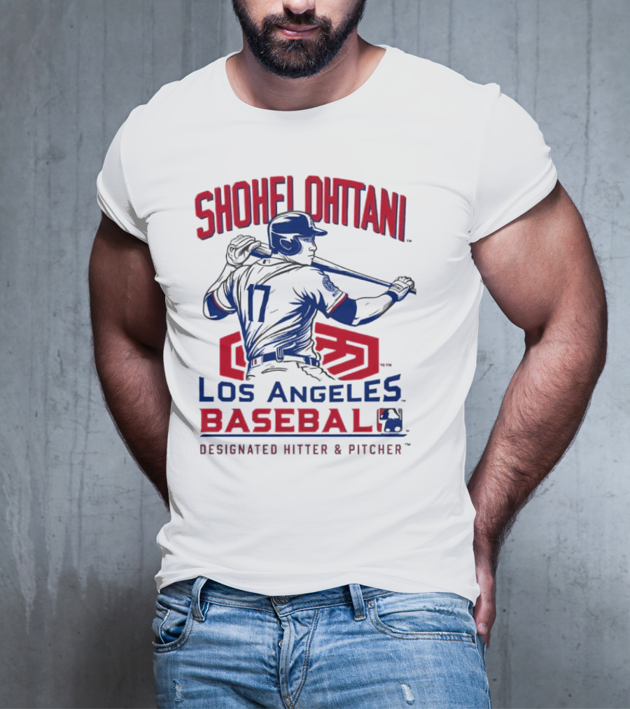 Shohei Ohtani Los Angeles Baseball Designated Hitter And Pitcher T-Shirt