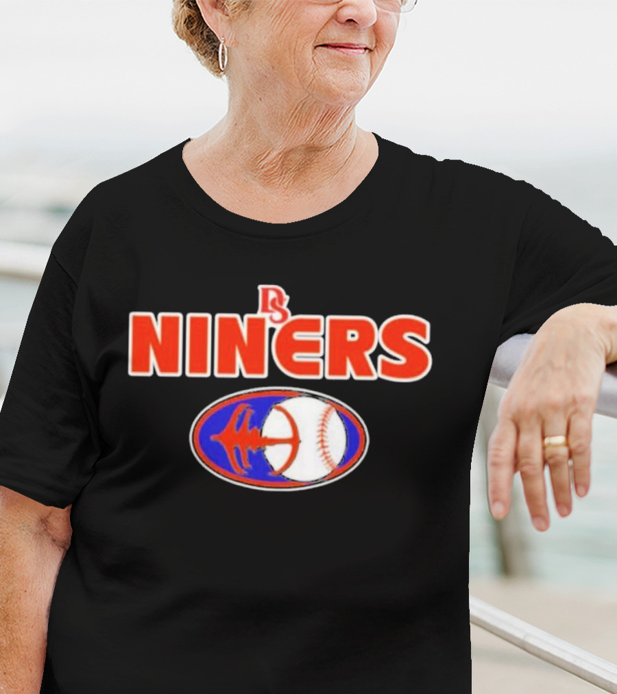 DS Niners Baseball Sports Team Emblem T-Shirt