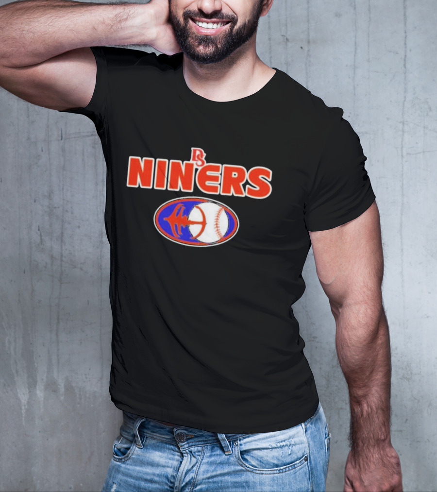 DS Niners Baseball Sports Team Emblem T-Shirt