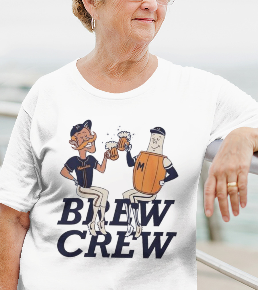 Milwaukee Brew Crew Drinking Mascots T-Shirt