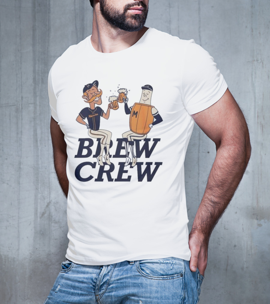 Milwaukee Brew Crew Drinking Mascots T-Shirt