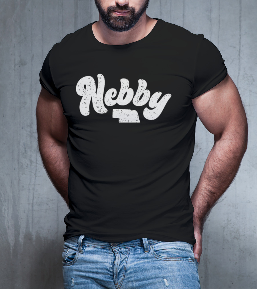 Nebby Nebraska State T-Shirt