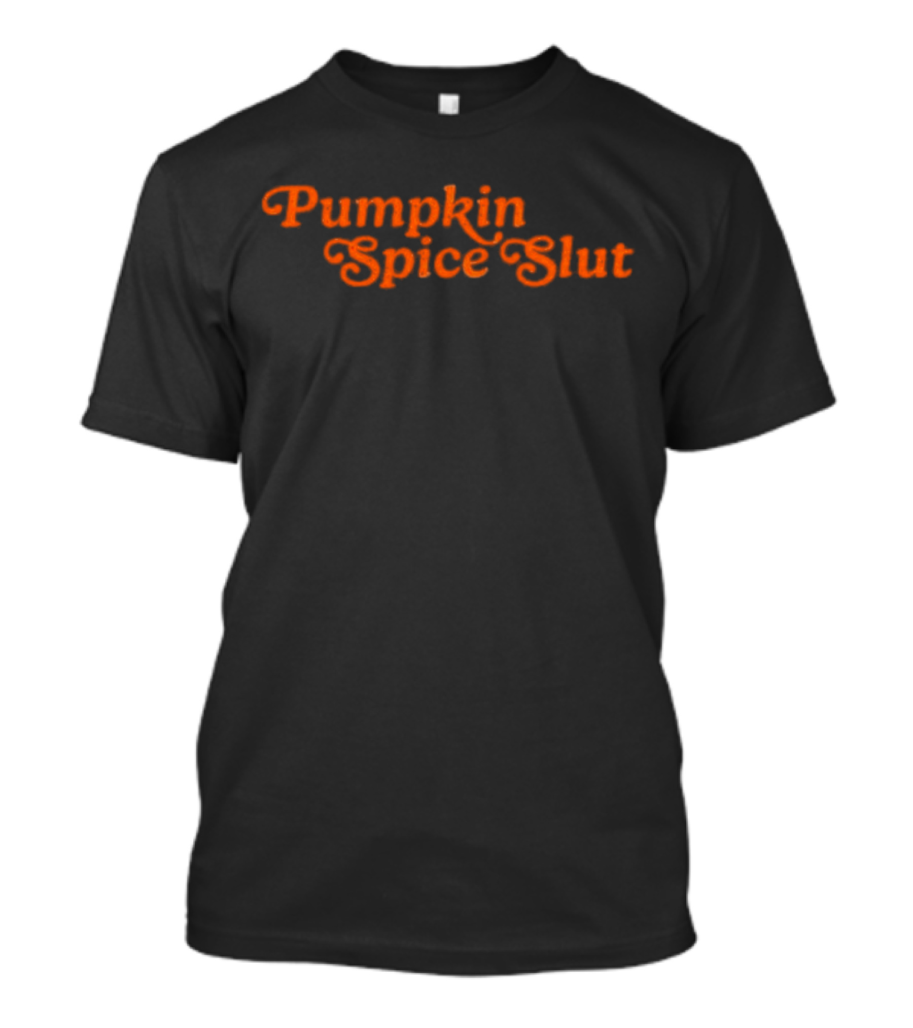Pumpkin Spice Slut Retro Font Fall Humor T-Shirt