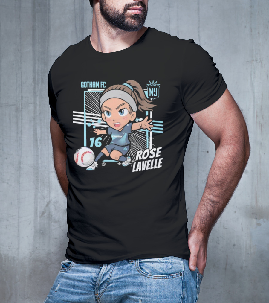 Gotham FC NY Rose Lavelle Chibi 16 T-Shirt