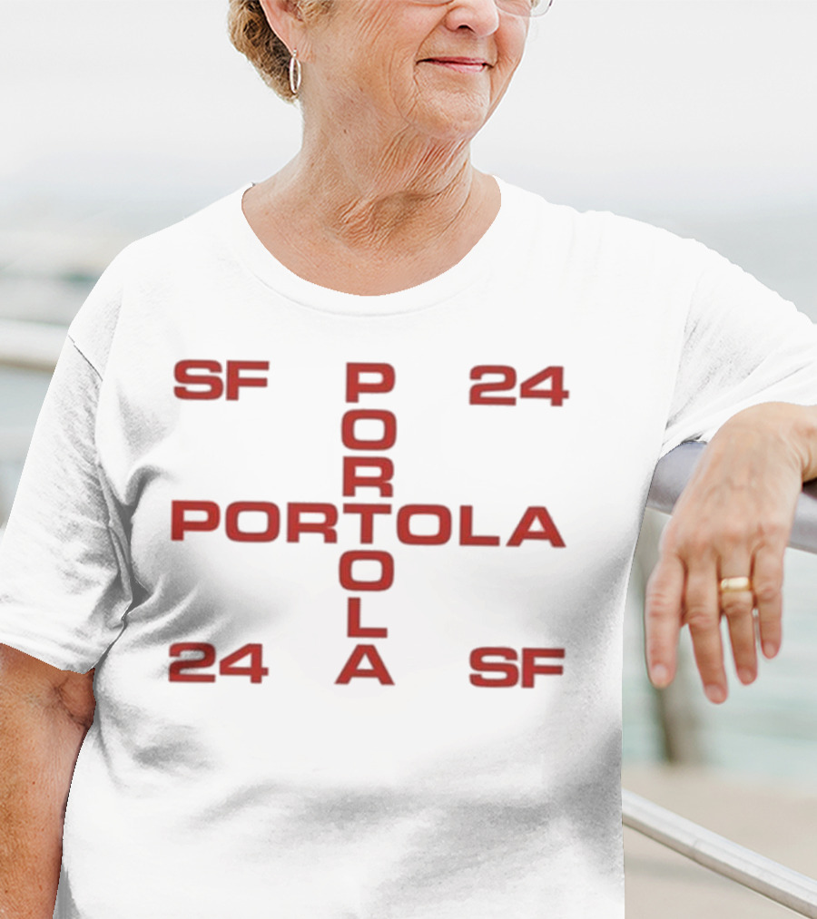 Portola SF 24 Cross Logo Lineup T-Shirt
