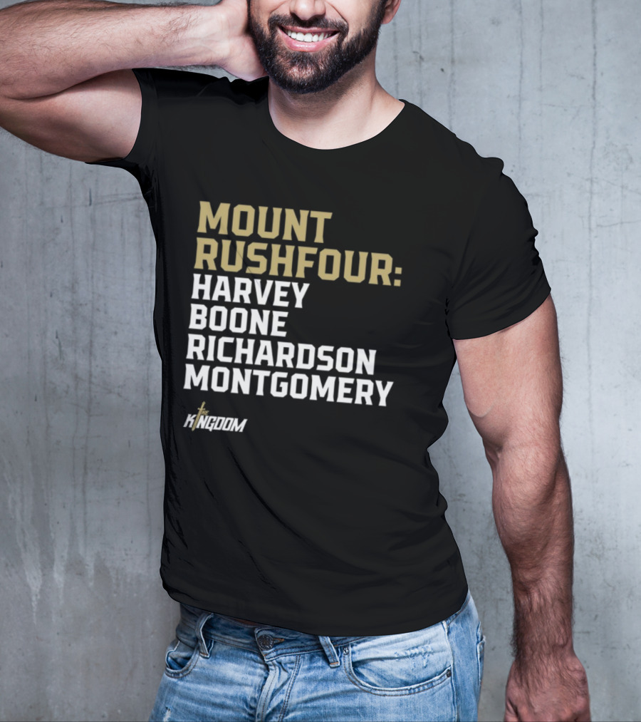 Mount Rushfour Harvey Boone Richardson Montgomery The Kingdom T-Shirt